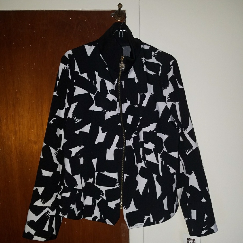 Anne Klein Black and White Jacket